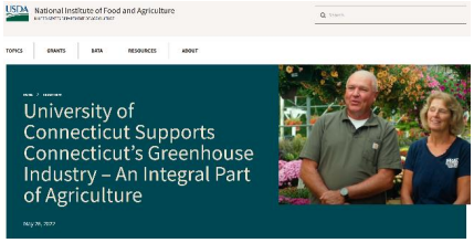 Link to Video: https://www.youtube.com/watch?v=qW9EtcrRA-Q which was featured in USDA NIFA’s website: https://www.nifa.usda.gov/about-nifa/impacts/universityconnecticut-supports-connecticuts-greenhouse-industry-integralpar