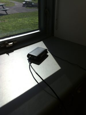 View of station and charger