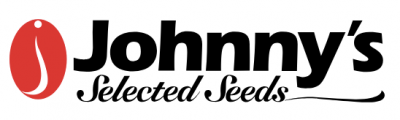 Johnny's Selected Seeds in black lettering on white background