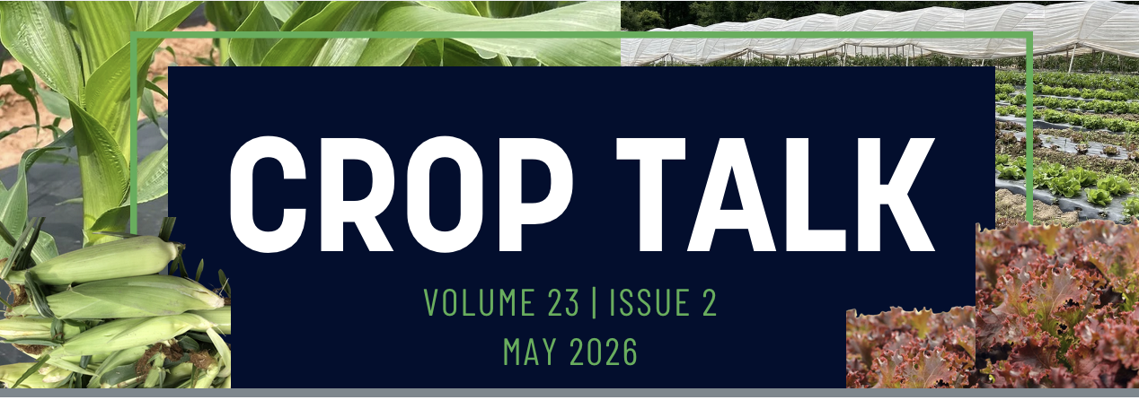Crop Talk Title Image for Volume 23, Issue 2, May 2026