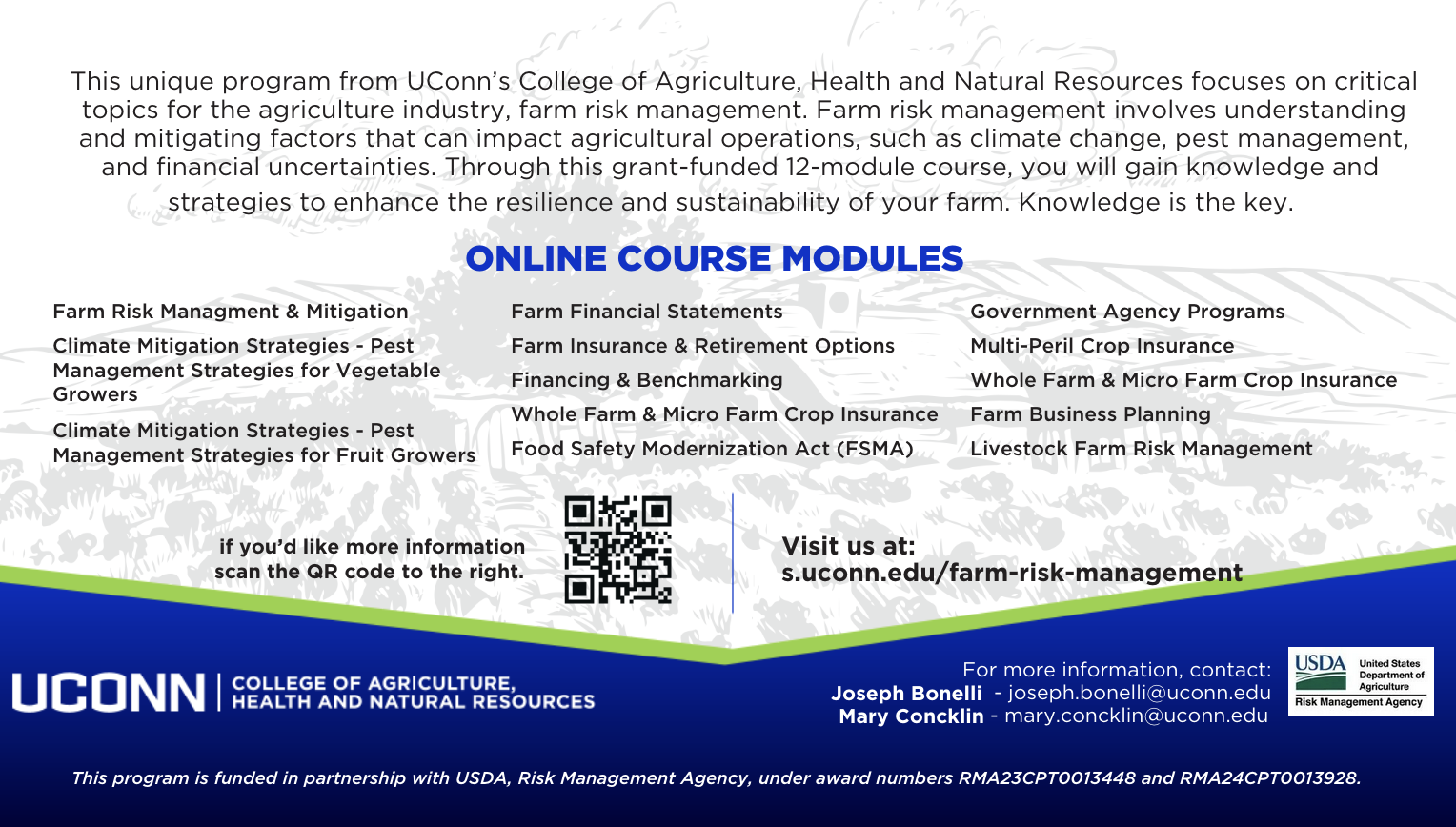 Fourteen Online Course Modules available for free
